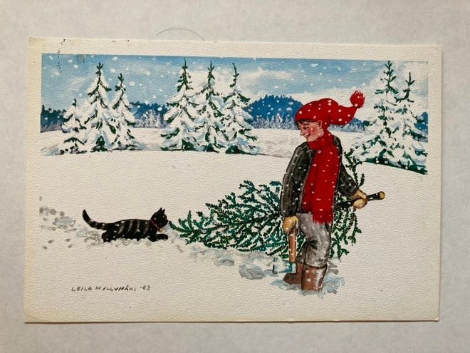 Kortti Leila Myllymäki kuusen haku