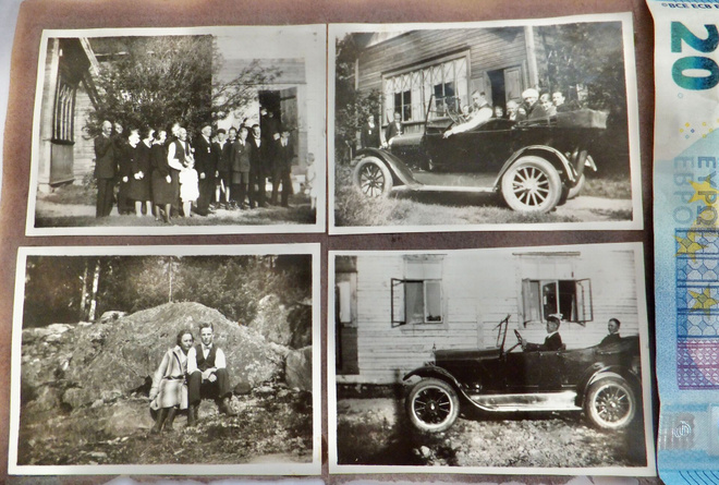 8 VANHAA Valokuva KIVAT Autot ym 1920-l