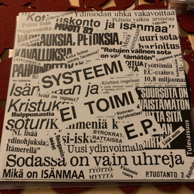 SYSTEEMI EI TOIMI E.P. * reissue * FIN 2012