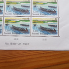 Europa Cept postimerkkiarkki 1981 Postimerkkiarkki 1.10 mk. - pikkukuva 3