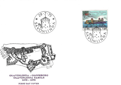 FDC 1975 OLAVINLINNA 500 VUOTTA