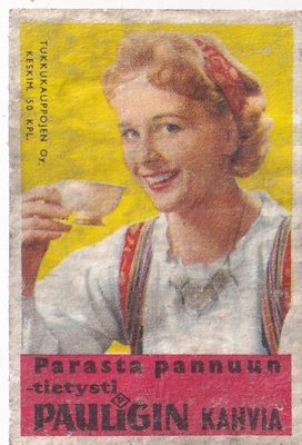 Parasta pannuun tietysti Pauligin kahvia.  s64