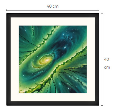 Uusi galaxi Sci-Fi Science Fiction art print taulu