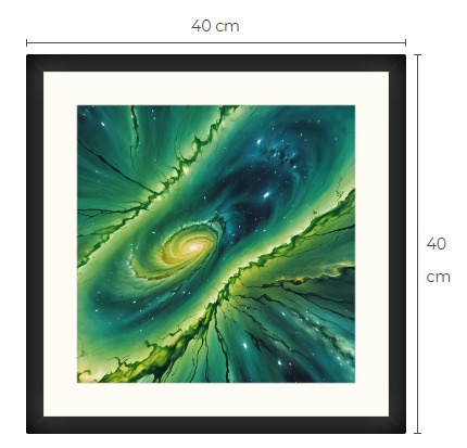 Uusi galaxi Sci-Fi Science Fiction art print taulu