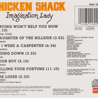 CHICKEN SHACK ~ Imagination Lady CD - pikkukuva 2