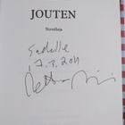 Petteri Paksuniemi : Jouten : novelleja (signeerattu, tek... - pikkukuva 3