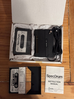 SpecDrum – ZX Spectrum, digitaalinen rumpukone, laatikko