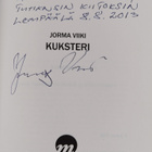Jorma Viiki : Kuksteri (signeerattu, tekijän omiste) - pikkukuva 3