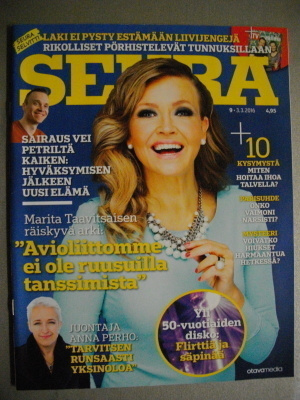 Seura lehti Nro 9/2016 (16.3)