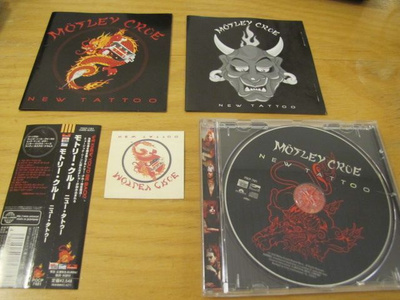 Mötley Crue new tattoo cd japani 2000 obi liite bonusbiisit