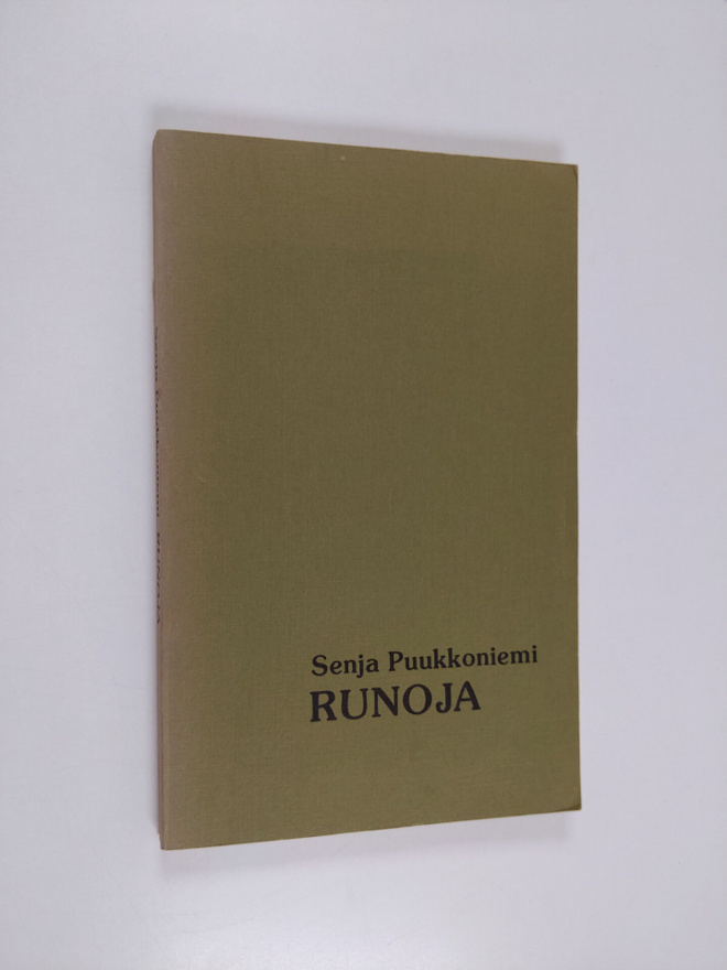 Senja Puukkoniemi : Runoja (signeerattu)
