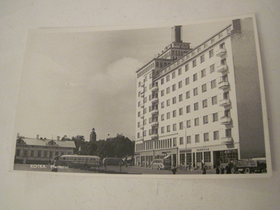 VANHA Postikortti Kotka 1950-l Alkup.Mallikappale
