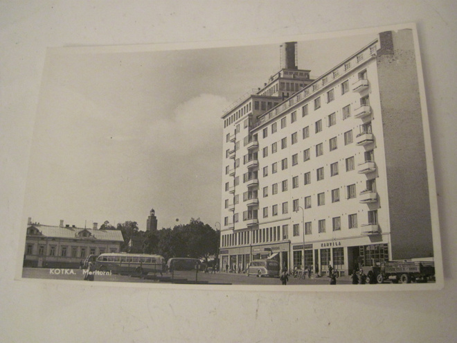 VANHA Postikortti Kotka 1950-l Alkup.Mallikappale