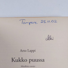 Arto Lappi : Kukko puussa : mitallisia runoja (signeerattu) - pikkukuva 3