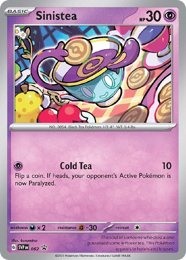 Sinistea SVP 062 - Black Star Promo - NM/M