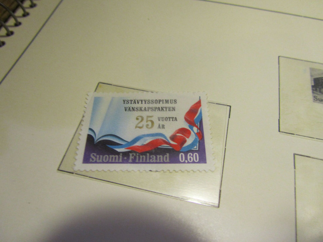 1973 ystävyyssopimus suomi-neuvostoliitto 25 v, postituore