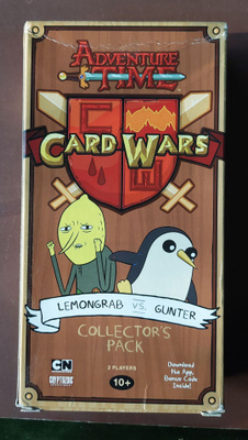 Adventure time Card Wars Lemongrab vs Gunter
