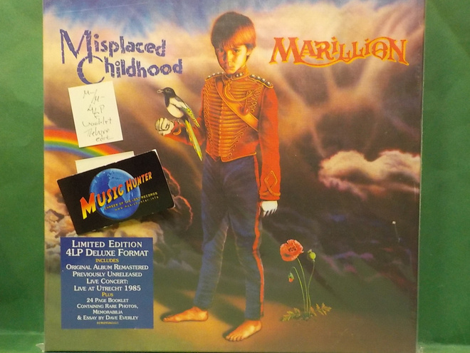 MARILLION - MISPLACED CHILDHOOD - M-/M- 4LP + BOOKLET