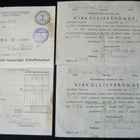 Jyväskylä SAKKOPERIMISKUITTI Kirkollismaksut 1956 - pikkukuva 1