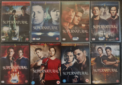 Supernatural - Kaudet 1-8 Dvd-Boxit