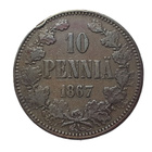 10 Penniä 1867 - Variantti 1.4 !? - pikkukuva 1