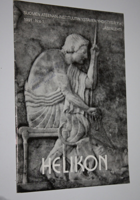 Helikon nro 1/1991 : Suomen Ateenan-instituutin ystävien ...