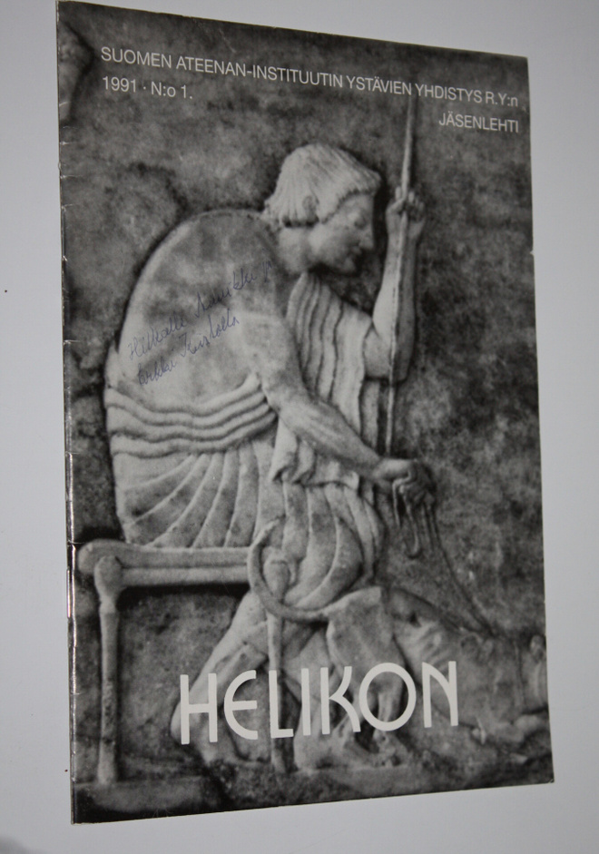 Helikon nro 1/1991 : Suomen Ateenan-instituutin ystävien ...