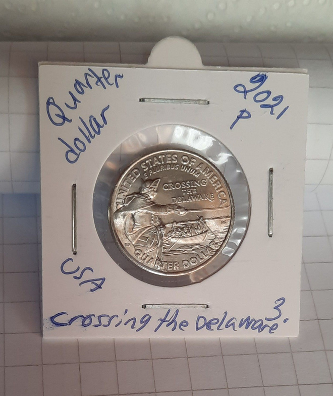 USA Crossing the Delaware, Quarter dollar, P  2021