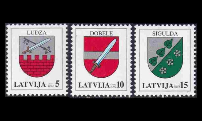 Latvia 562-4A_I ** Käyttösarja Vaakuna -02 (2002)