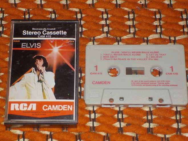 C-kasetti - ELVIS - You´ll Never Walk Alone - rockabilly EX+