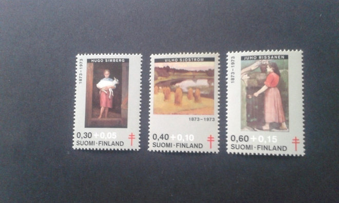 TUB 1973 maalauksia sarja**