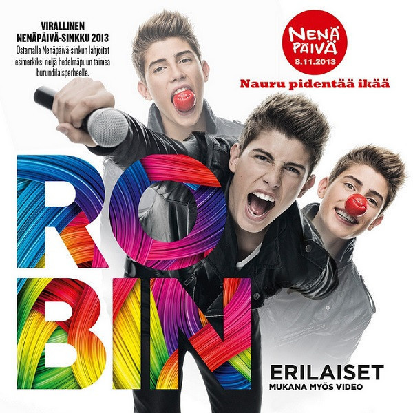 Robin - Erilaiset (CD) HYVÄ KUNTO!! Nenäpäivä