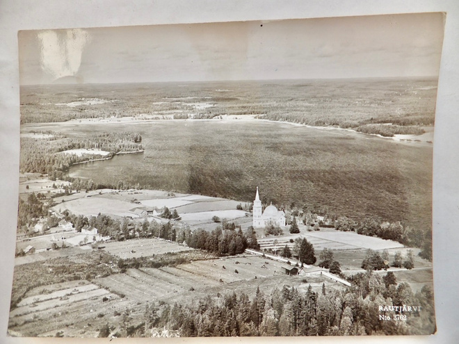 VANHA Postikortti Rautjärvi 196-l Karhumäki