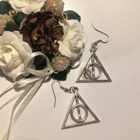 4 .. Harry Potter Hopean Väriset .. Korvakorut - pikkukuva 3