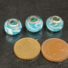 3kpl Hopea hela, 925, Pandora Charm tyylinen - pikkukuva 4