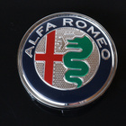 Alfa Romeo vannekeskiöt – Kromi-Vakio – 60mm (4kpl sarja) - pikkukuva 4