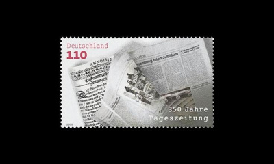 Saksa 2123 ** Päivälehdet 350v (2000)