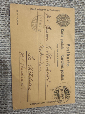 Sveitsiläinen postikortti