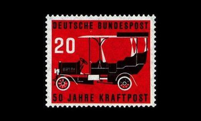 Saksa 211 ** Postiautot 50v (1955)