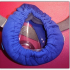 2 x 11cm CPAP-laitteen silikonimaskin kangassukka #30760 - pikkukuva 2