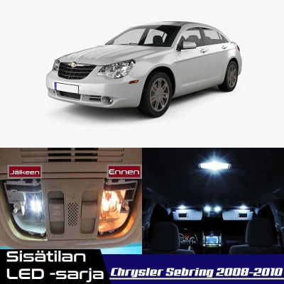 Chrysler Sebring (MK3) Sisätilan LED-sarja 9-osa