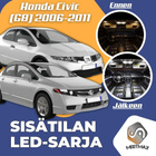 Honda Civic (G8) Sisätilan LED-sarja 11-osainen - pikkukuva 1