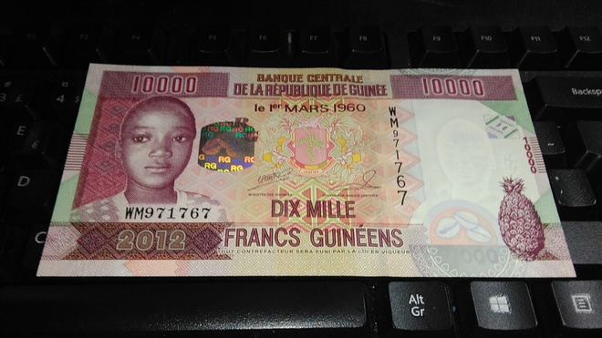Guinea 10000 Francs 2012 P46 UNC