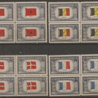 USA Mi 512-524 (lippuja) nelilöt ++ - pikkukuva 1