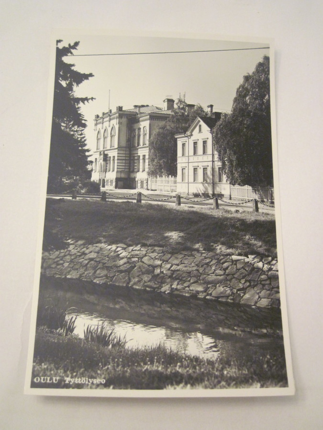 VANHA Postikortti Oulu 1950-l Alkup.Mallikappale