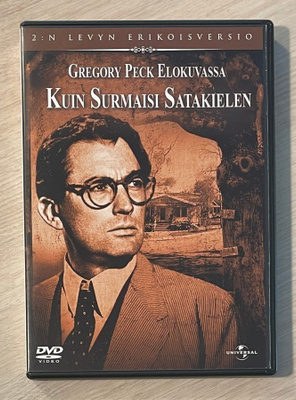 Kuin surmaisi satakielen (1962) Gregory Peck (2DVD) *UUSI*