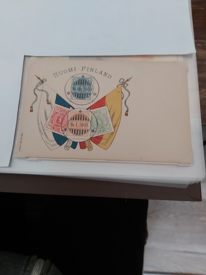 postimerkki aiheinen muistoKortti