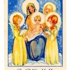 SEIMI / Jeesus-lapsi Marian sylissä, enkeleitä. 1950-l. - pikkukuva 2
