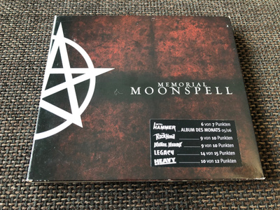 Moonspell ”Memorial” Digipak CD 2006
