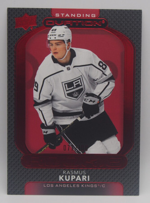 2021-22 Upper Deck Red standing Ovation Rasmus Kupari /100